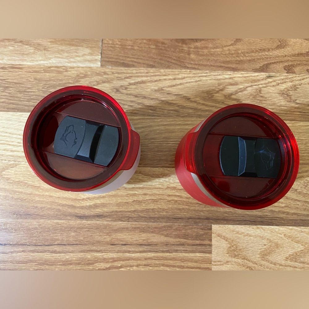 Buc-ees 10 oz Wine Stainless Steel Tumblers Vacuum Double Wall Insulation Lid - Picture 3 of 7